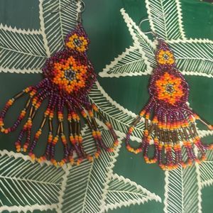 BEADED Boho Earrings